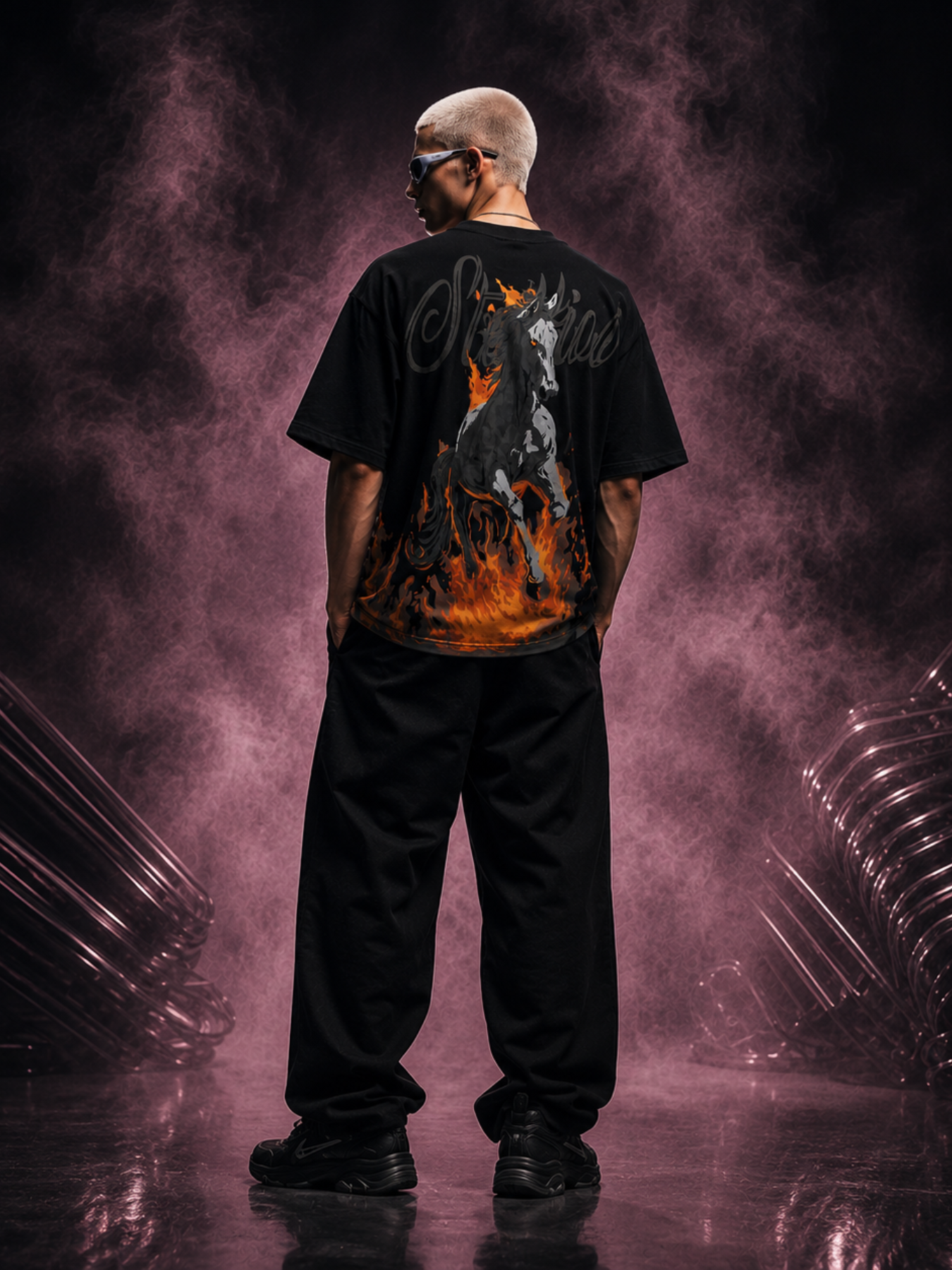 Inferno Stallion Oversized T-Shirt