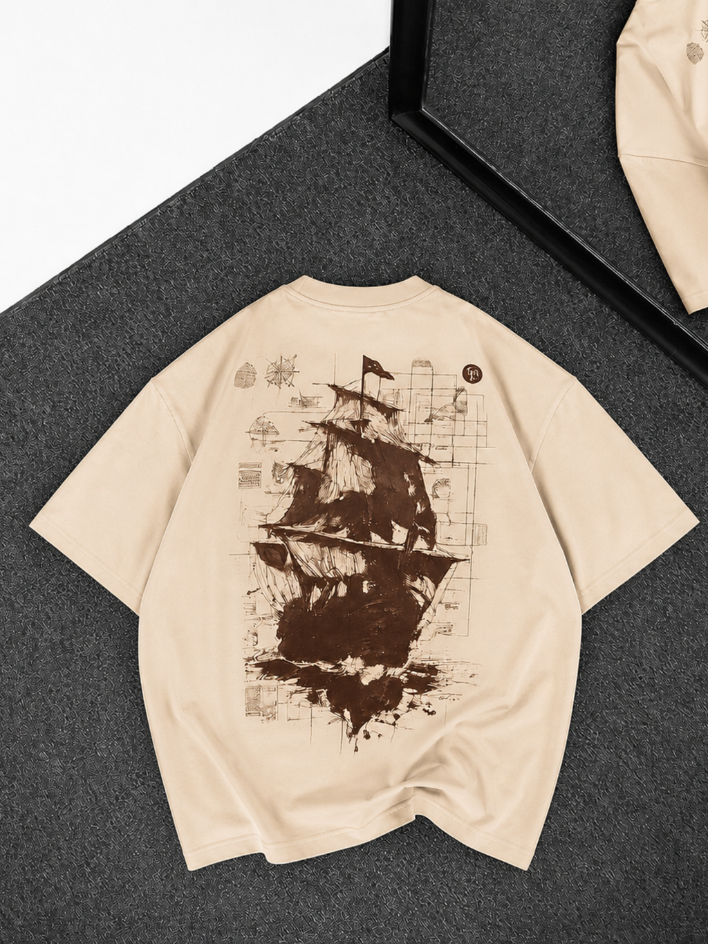 Voyager Ship Oversized T-Shirt