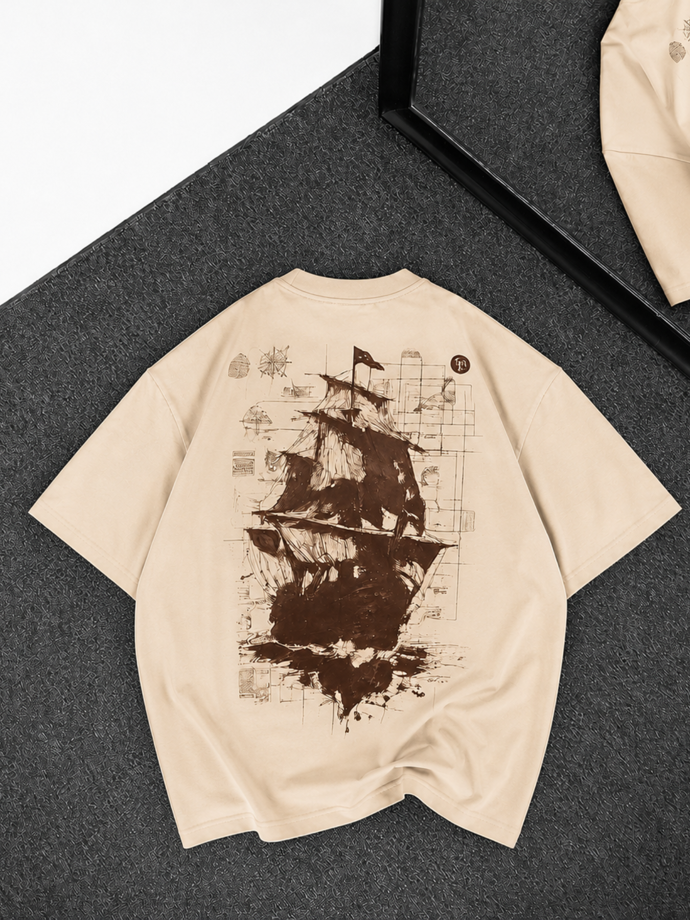 Voyager Ship Oversized T-Shirt