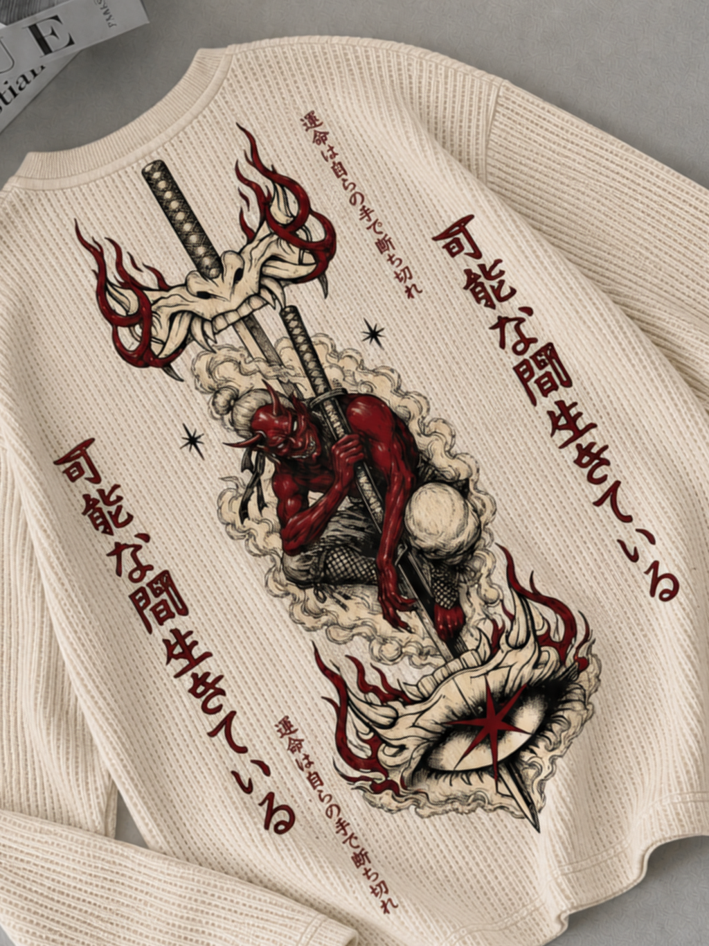 The Oni Blade Waffle Tee