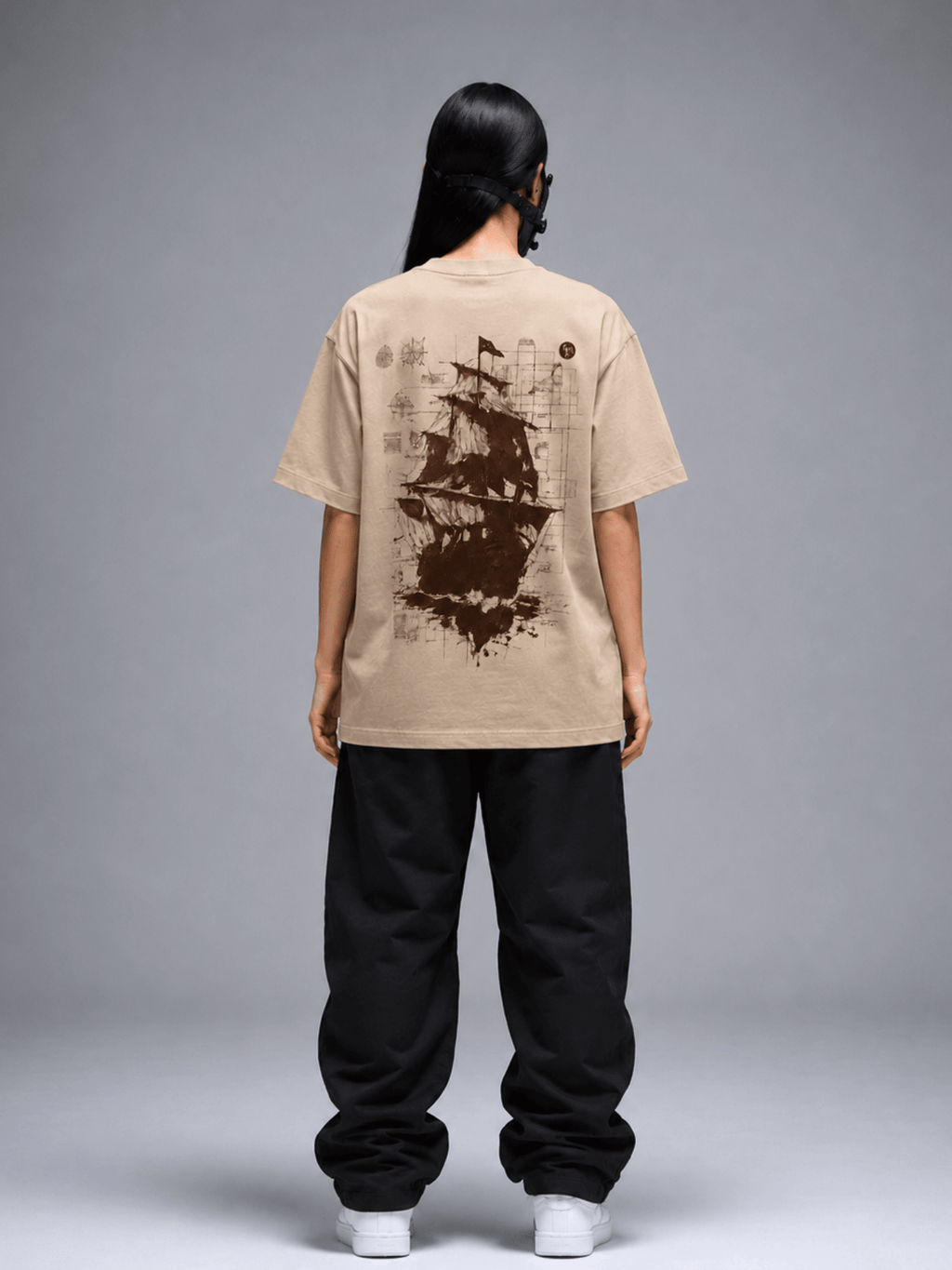 Voyager Ship Oversized T-Shirt