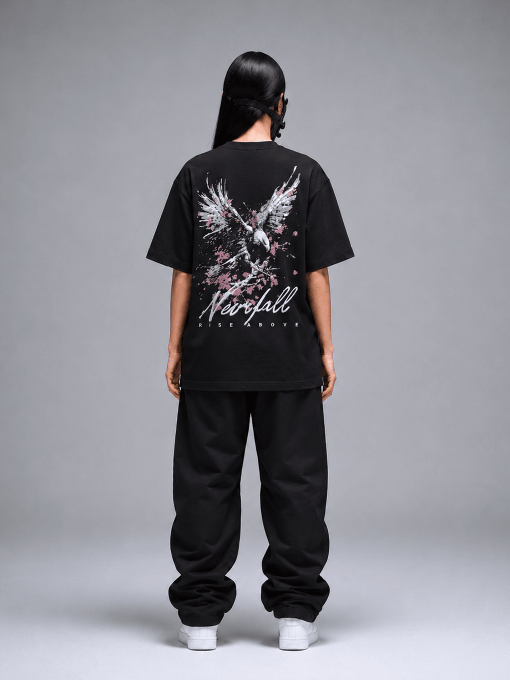 Rise Above Eagle Oversized T-Shirt