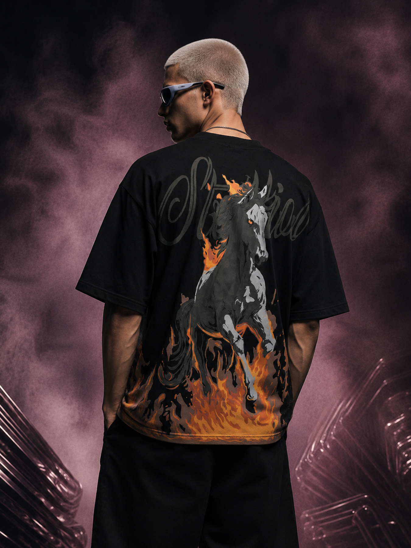 Inferno Stallion Oversized T-Shirt