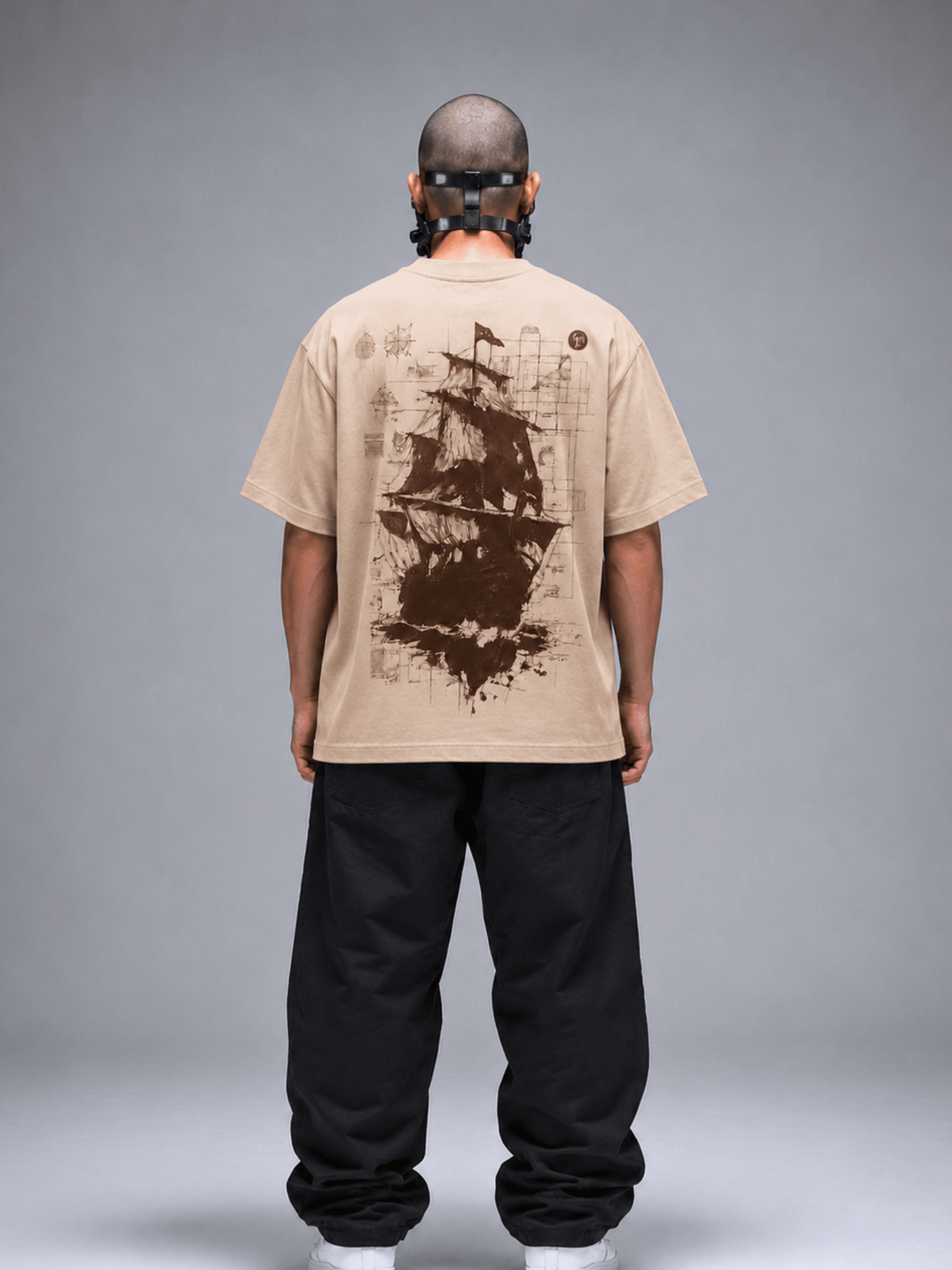 Voyager Ship Oversized T-Shirt