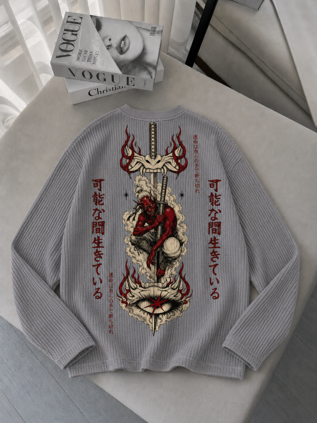 The Oni Blade Waffle Tee