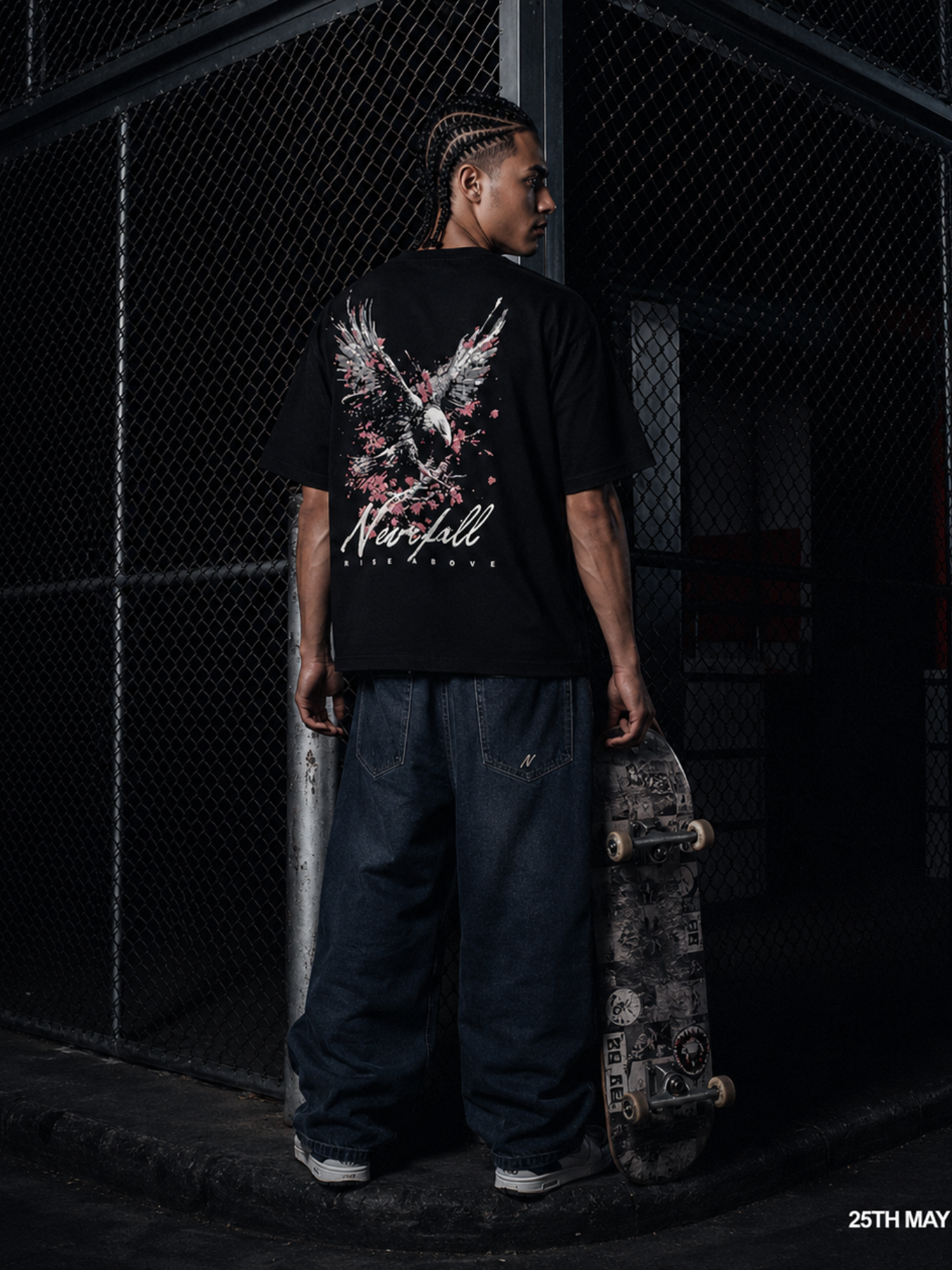 Rise Above Eagle Oversized T-Shirt