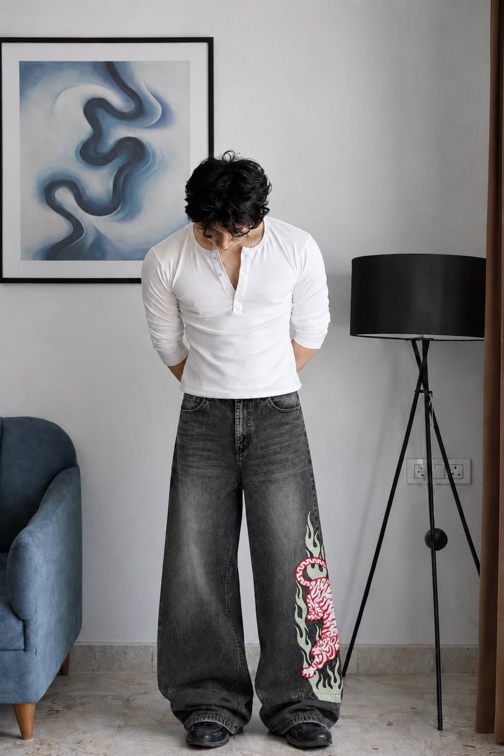 Barracuda Embroidered Denims