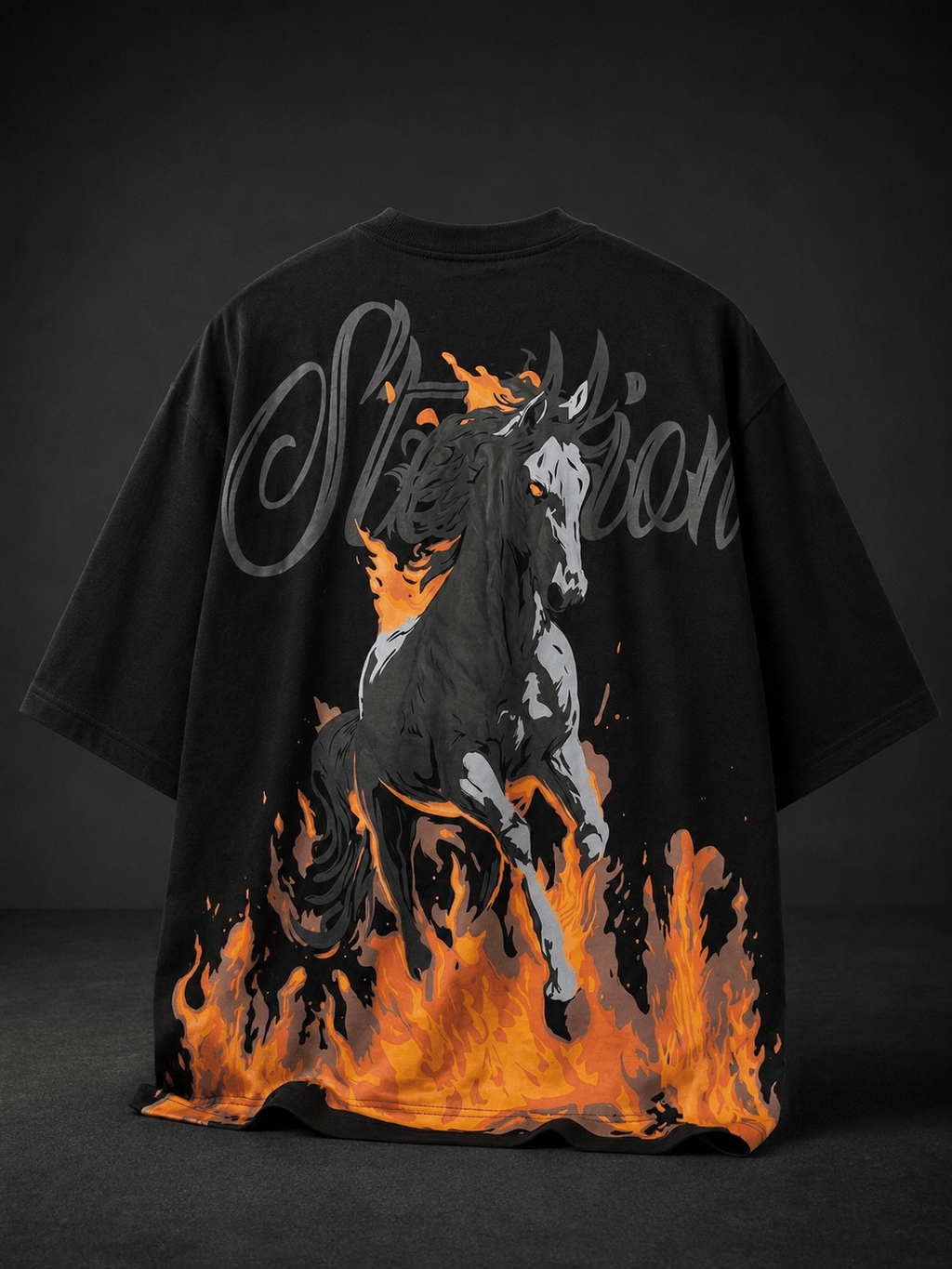 Inferno Stallion Oversized T-Shirt