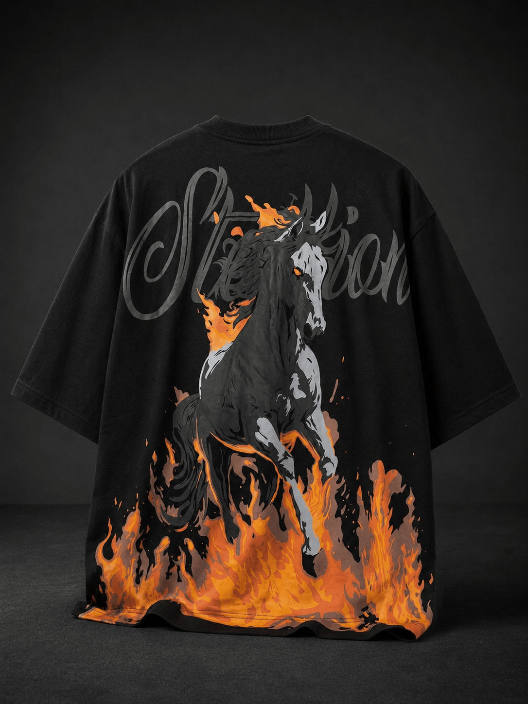 Inferno Stallion Oversized T-Shirt