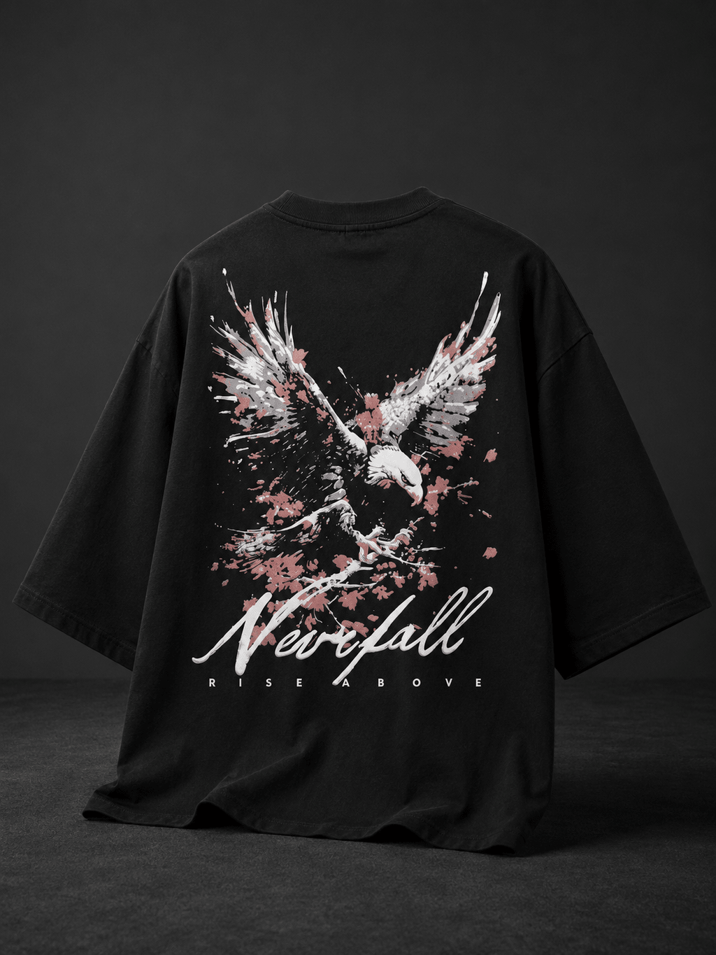 Rise Above Eagle Oversized T-Shirt