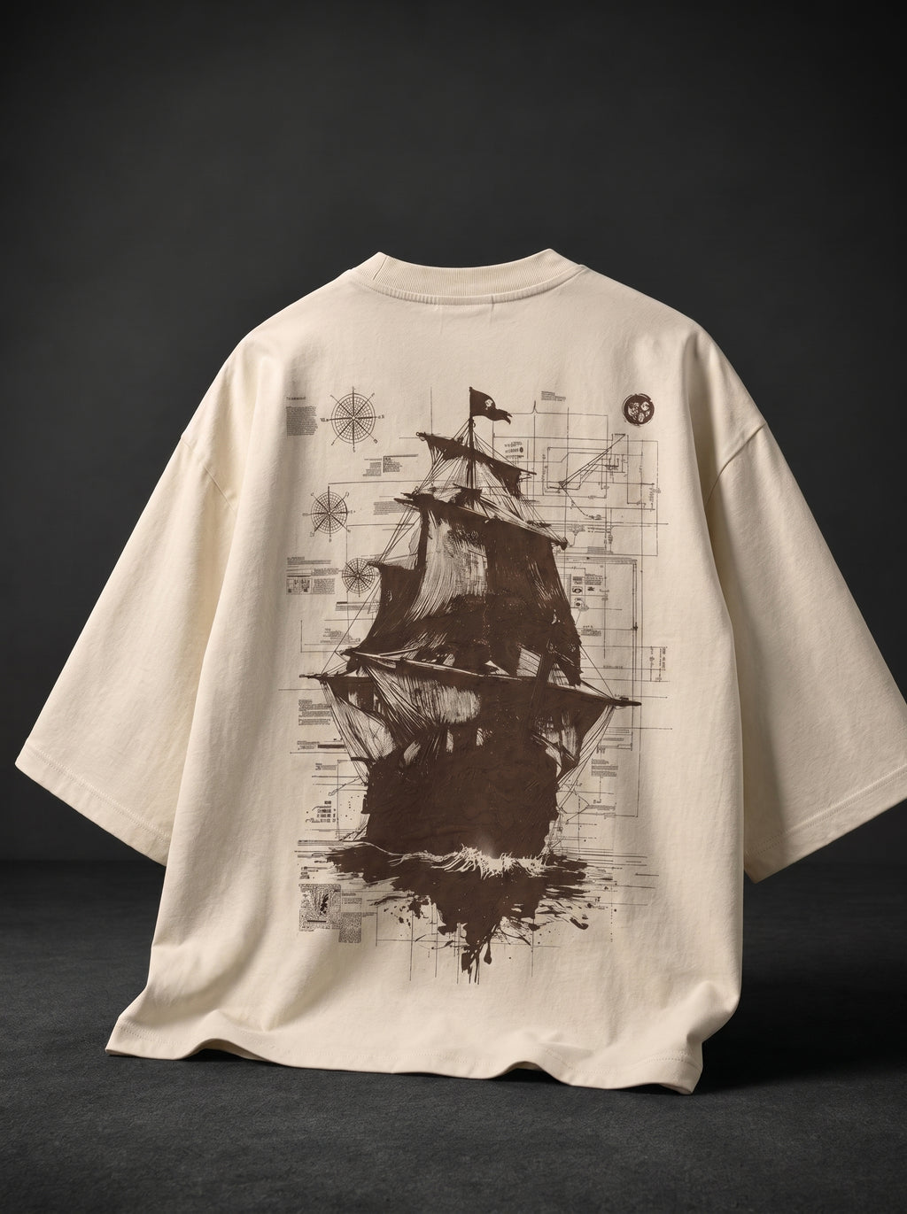 Voyager Ship Oversized T-Shirt