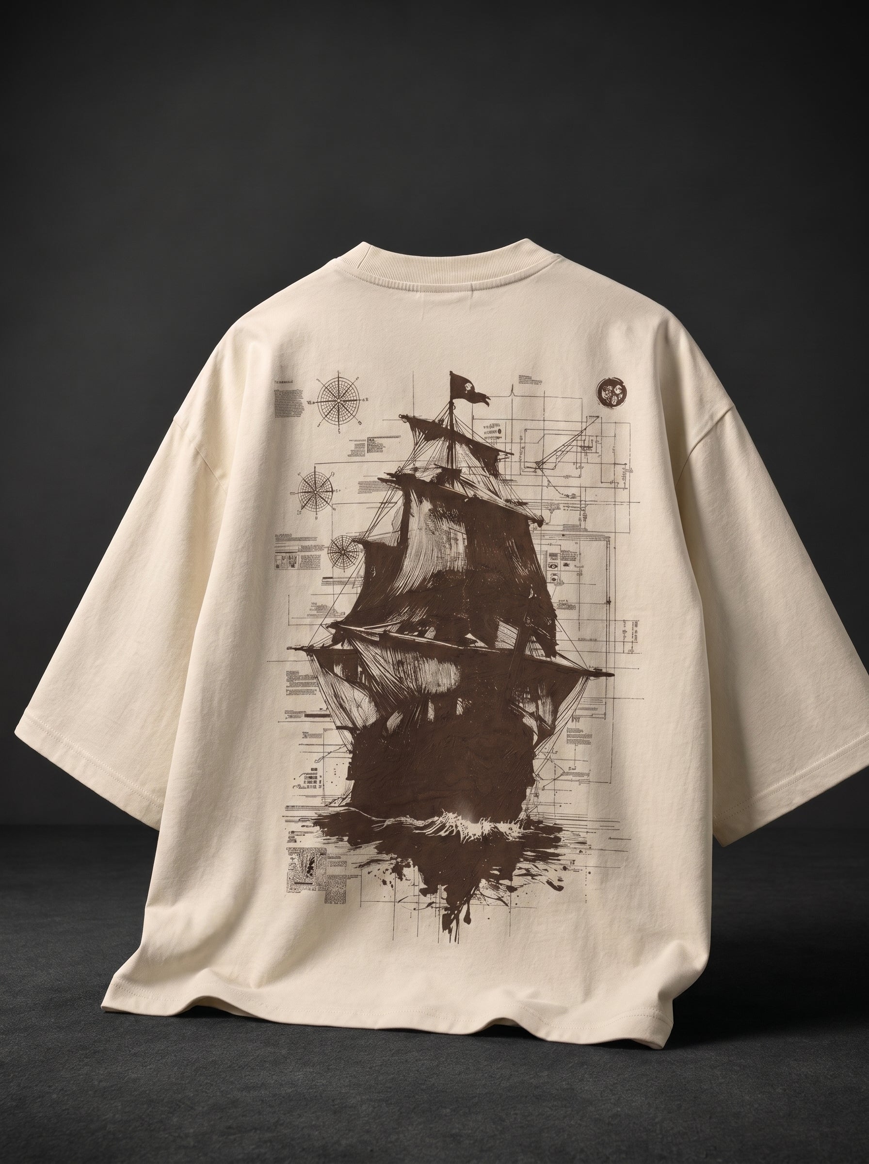 Voyager Ship Oversized T-Shirt